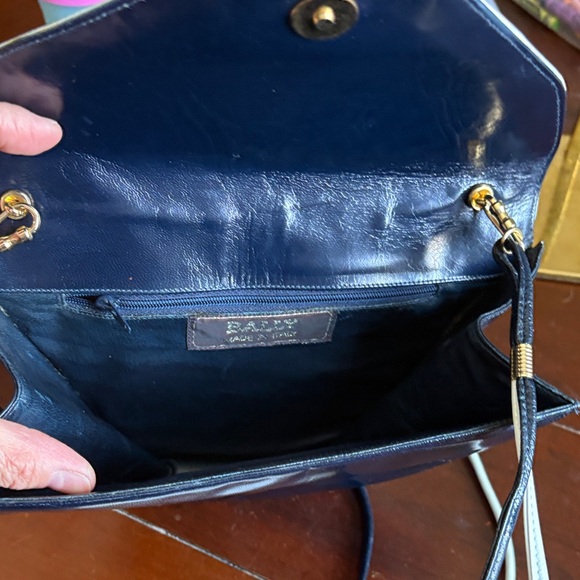 Bally Dark Blue Women's crossbody Bag. Already authenticated by the real real - Picture 5 of 7